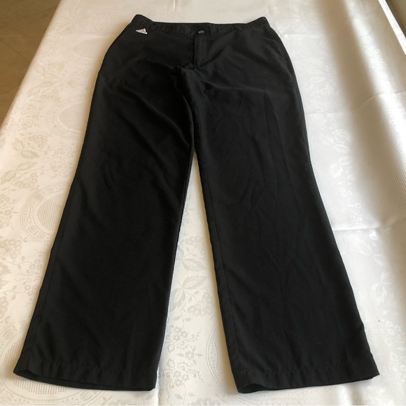 Adidas Climalite Men’s Size 32/32 Black Flat Front Golf Hiking Pants Dri-Fit - Picture 2 of 14